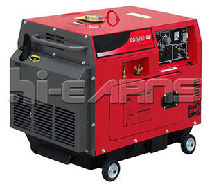 Generatore silenzioso raffreddato ad aria della saldatura del generatore 1.8KW della saldatura--colore rosso, monofase