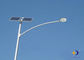 100 iluminazioni pubbliche solari di watt LED con il grado degli angoli d'apertura 0 - 90/Palo bianco