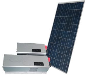 Invertitori visivi/fuori di energia solare dell'allarme dagli invertitori solari di griglia