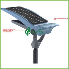 lampade solari del giardino delle iluminazioni pubbliche del pannello solare di 3M Palo 5W con il paralume del vetro temperato