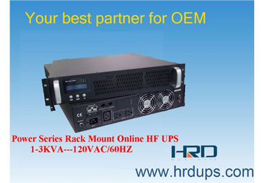 HF online UPS 3KVA del supporto di scaffale 120Vac