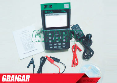 100% tester solari nuovissimi del tester dell'analizzatore del pannello solare dell'analizzatore del modulo di PROVA 200A