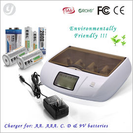Caricatore dell'accumulatore alcalino di CC dell'universale 110v/recuperatore ricaricabili blu della batteria