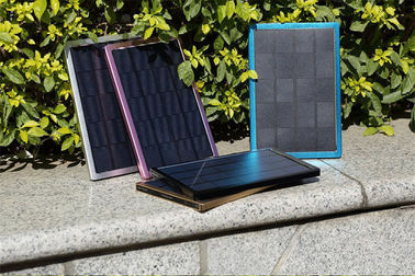 Il pannello solare portatile 5000mah della Banca di potere digiuna addebitando il iPhone, iPad mini