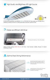 dispositivi 6000K 5500K 3500K dell'iluminazione pubblica di alto potere LED di 18000 lumi 165W