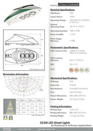 Lampada di via di CC LED di IP66 24V 110v 200v 230v, diodi luminescenti
