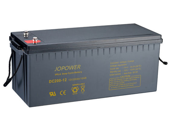 12 volt di VRLA di batteria profonda 200Ah del ciclo per i sistemi a griglia spenti solari