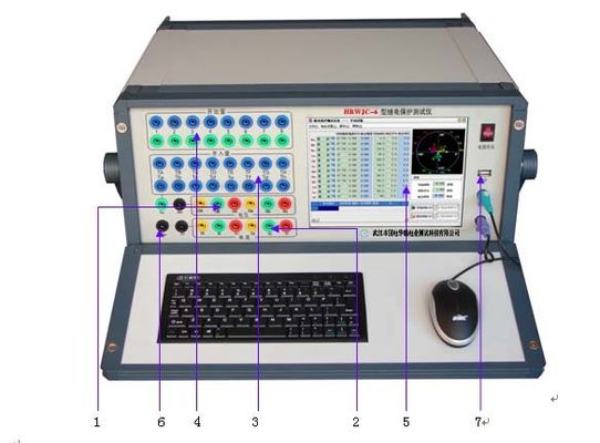 (6-phase di tensione, della fase 6 di corrente) tester del relè del computer
